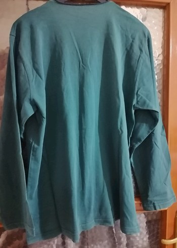 Yeşil Düğmeli Erkek Pijama takımı - Görsel 3