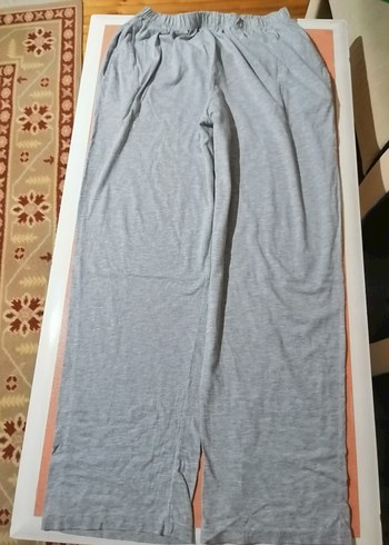 Gri V Yaka Düğmeli Kısa Kollu Erkek Pijama takımı - Görsel 5