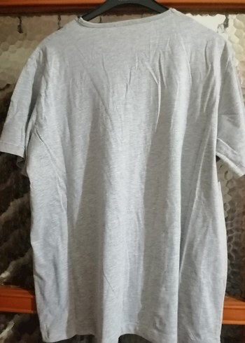 Gri V Yaka Düğmeli Kısa Kollu Erkek Pijama takımı - Görsel 3