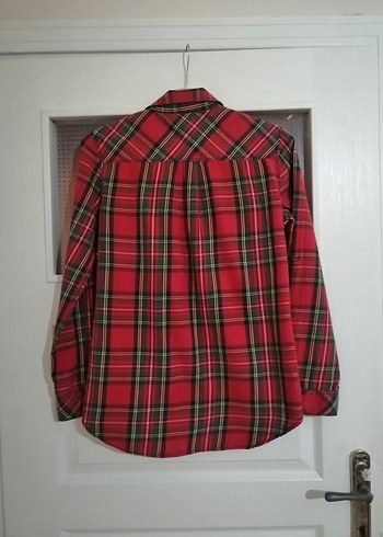 Kadın ekose Uzun Kollu tomy hılfger Gömlek - Görsel 5