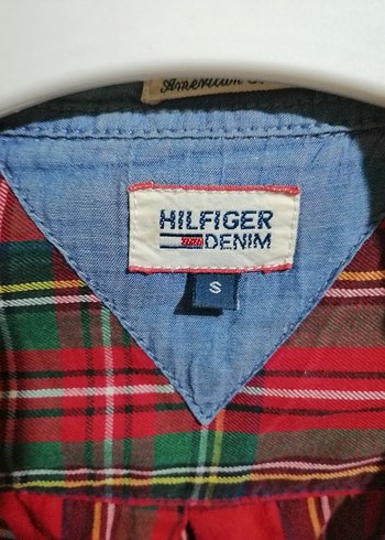 Kadın ekose Uzun Kollu tomy hılfger Gömlek - Görsel 3