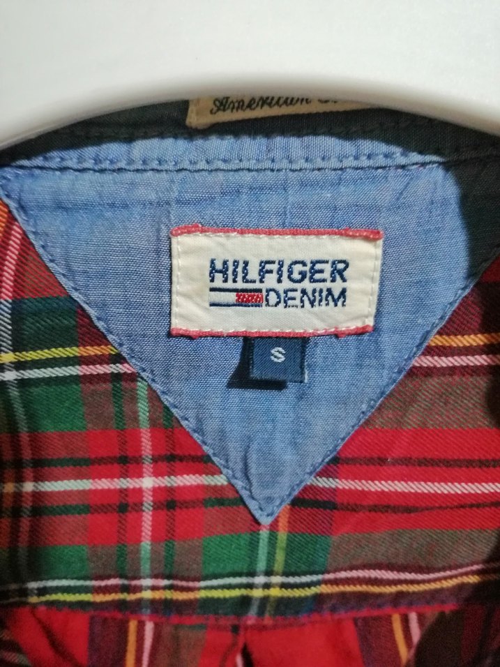 Kadın ekose Uzun Kollu tomy hılfger Gömlek - Görsel 3