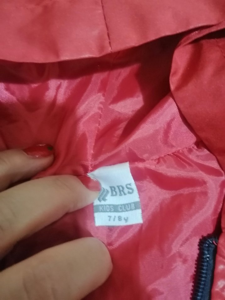 Kapüşonlu Kırmızı Erkek Çocuk Ceket - Görsel 3