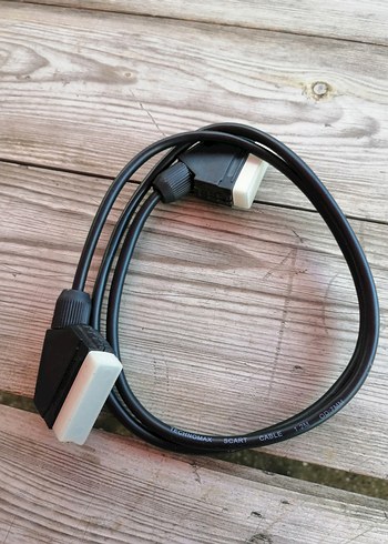 Siyah SCART Kablo - Görsel 4