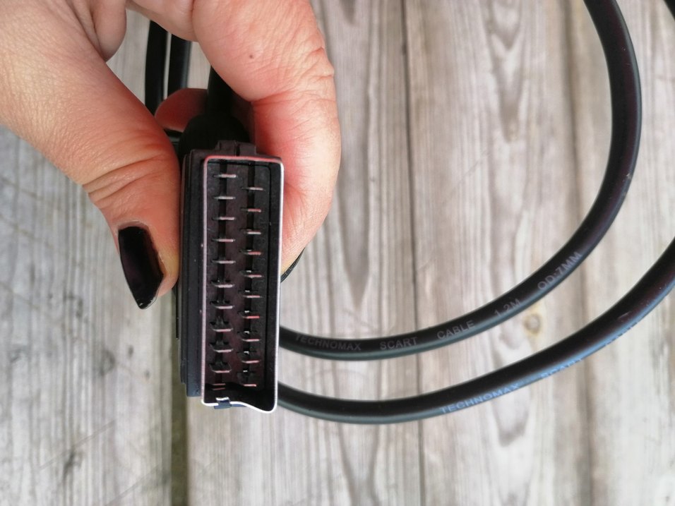 Siyah SCART Kablo - Görsel 2