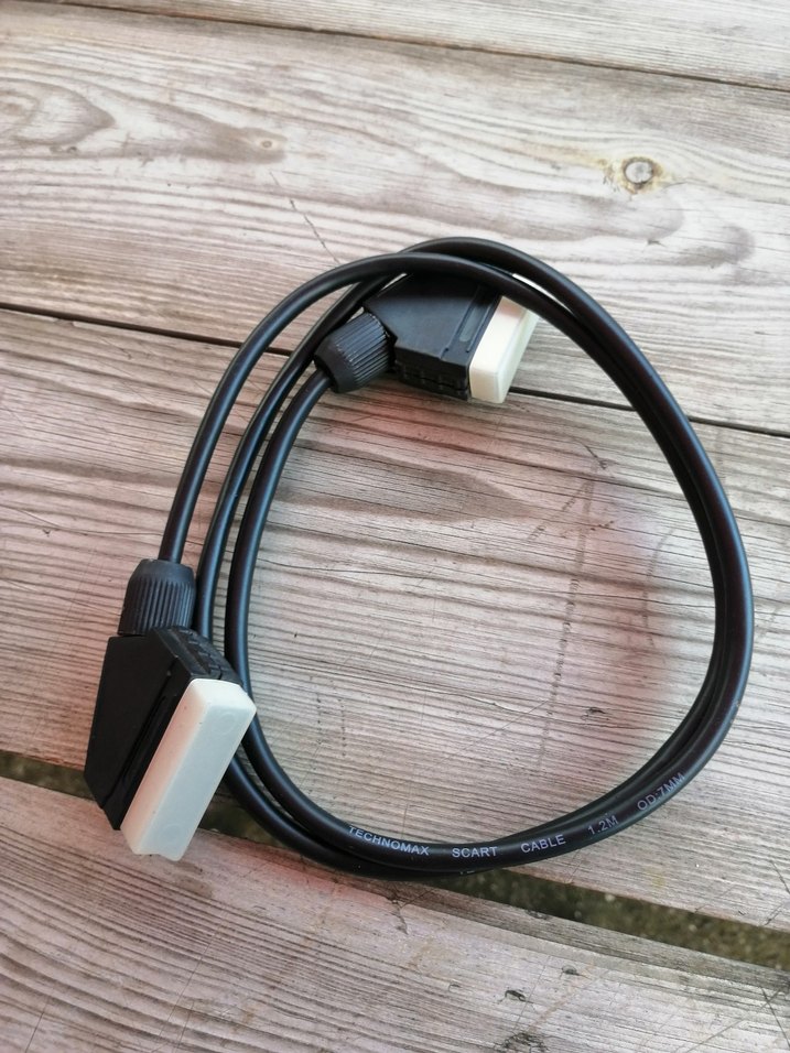 Siyah SCART Kablo - Görsel 4