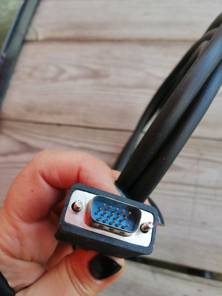 Siyah VGA Kablosu - Görsel 3