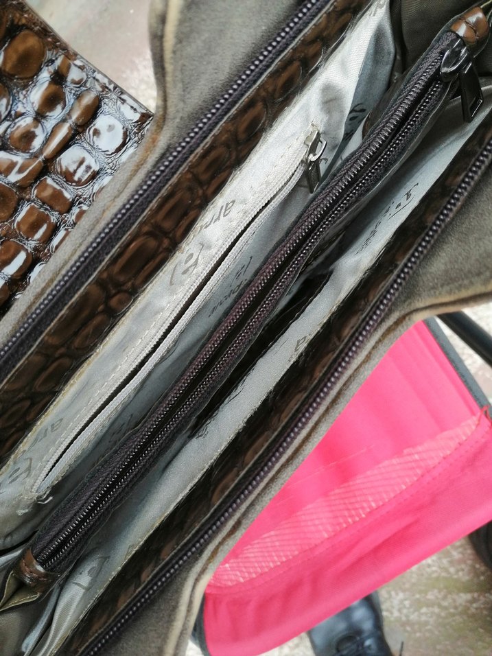 Vizon Süet Kadın Çanta Kemer Detaylı - Görsel 4