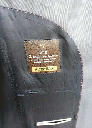 Gri Erkek Düğmeli Business Takım Ceketi - Görsel 4