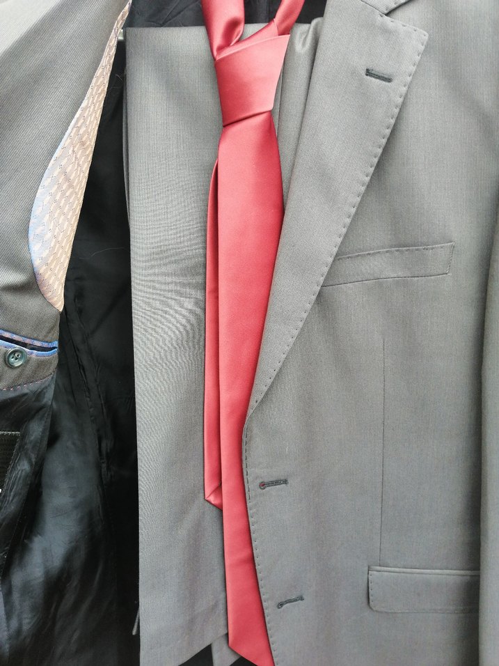 Gri Erkek Düğmeli Business Takım Ceketi - Görsel 2