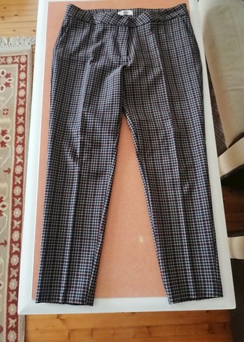 Kadın Çok Renkli Pilili Kumaş Pantolon - Görsel 2