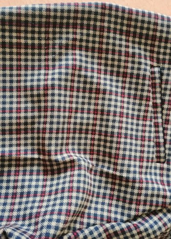 Kadın Çok Renkli Pilili Kumaş Pantolon - Görsel 6