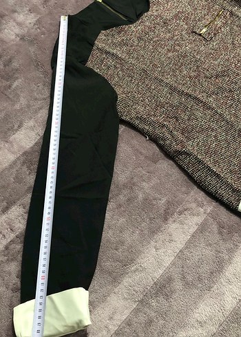 Bordo Örgü Detaylı Uzun Kollu Kadın Bluz - Görsel 3