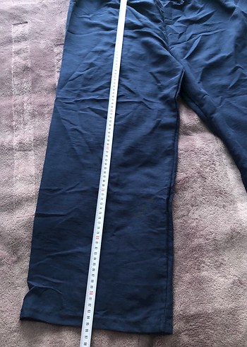 Lacivert Hamile Midi Pantolon Fermuarlı - Görsel 3