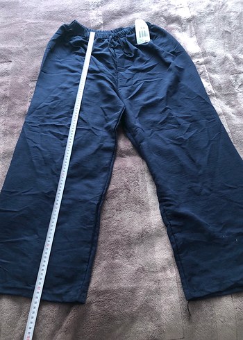 Lacivert Hamile Midi Pantolon Fermuarlı - Görsel 2