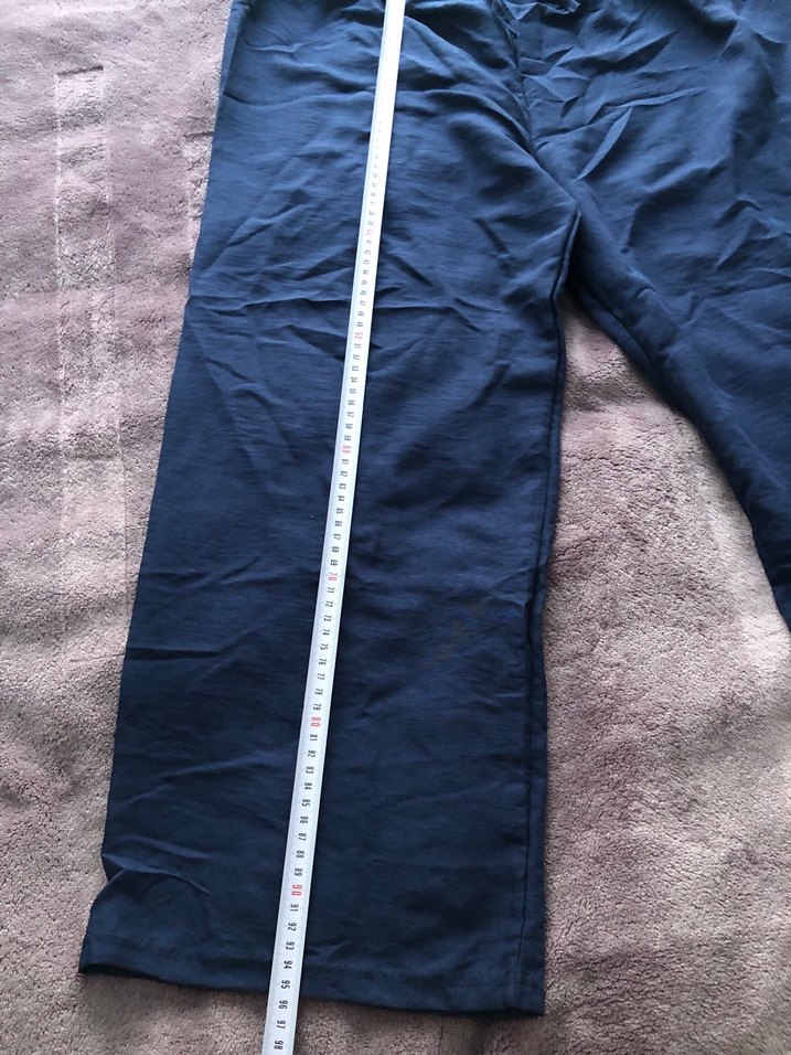 Lacivert Hamile Midi Pantolon Fermuarlı - Görsel 3