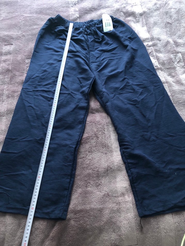 Lacivert Hamile Midi Pantolon Fermuarlı - Görsel 2