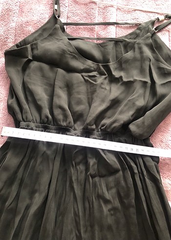 Siyah Askılı Uzun Bohem Elbise - Görsel 4