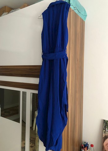 Mavi gece elbisesi - Görsel 4