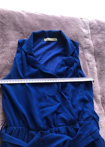 Mavi gece elbisesi - Görsel 2