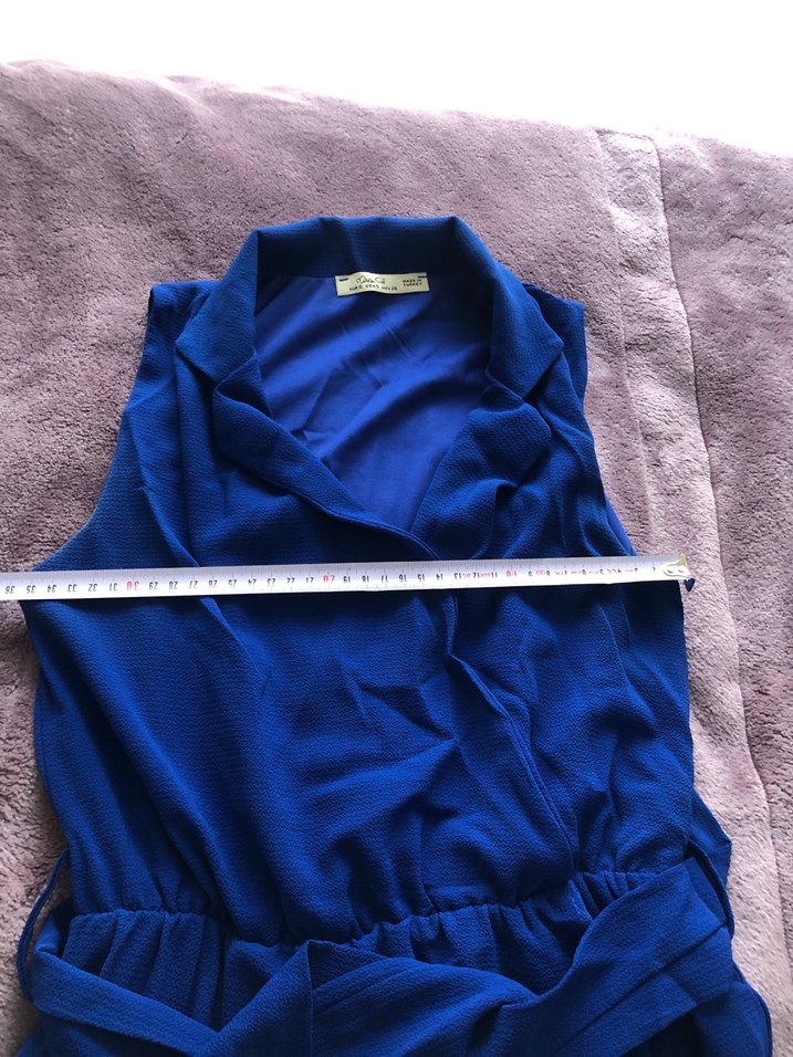 Mavi gece elbisesi - Görsel 2