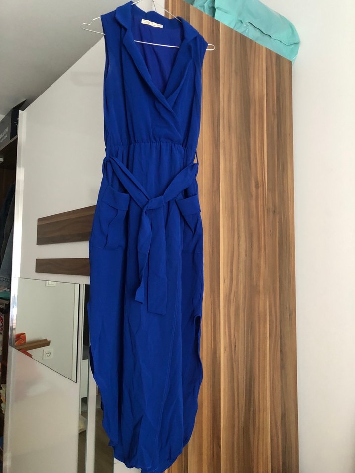 Mavi gece elbisesi - Görsel 3