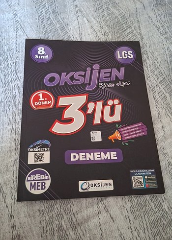 Oksijen 8. Sınıf LGS 1. Dönem 3'lü Deneme