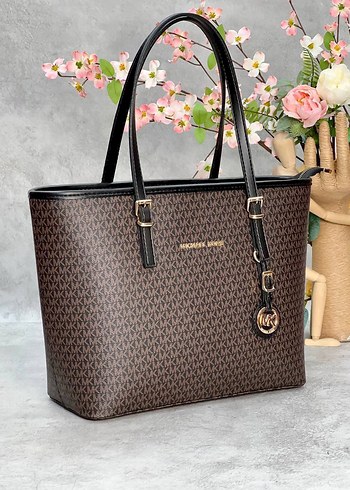 Michael Kors Siyah Deri Modern Klasik Kadın Çanta