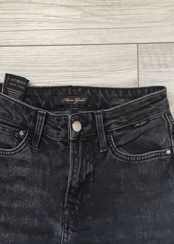Mavi Jeans Siyah Regular Fit Kadın Denim Pantolon atrasit