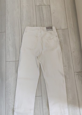 s Beden beyaz Renk Beyaz Regular Fit Kadın Kot Pantolon