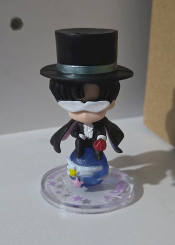 Sailor Moon Tuxedo Mask Mamoru Figür (Petit Chara serisi)
