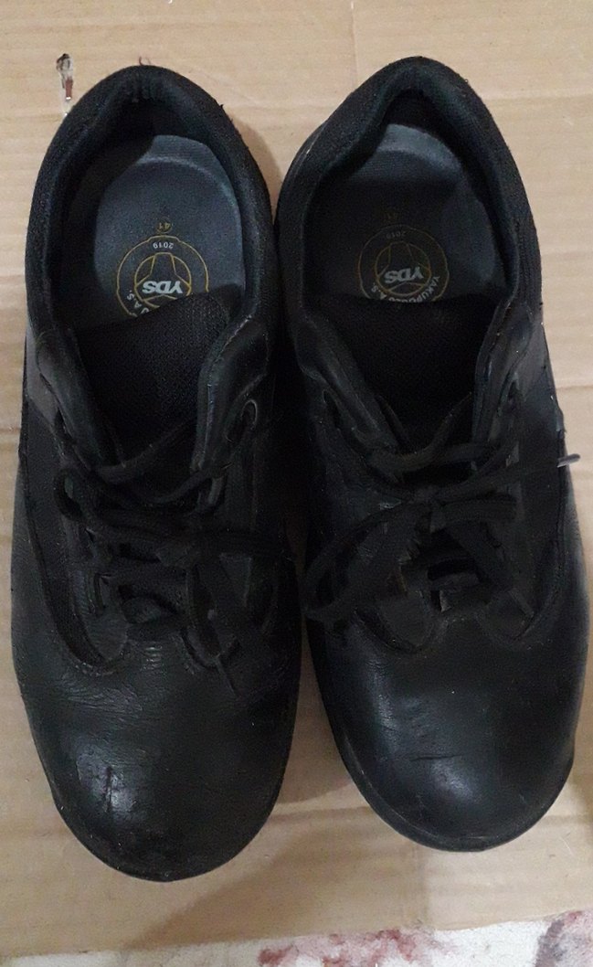 Erkek Siyah Gotik Ayakkabı Bağcıkları - Görsel 3