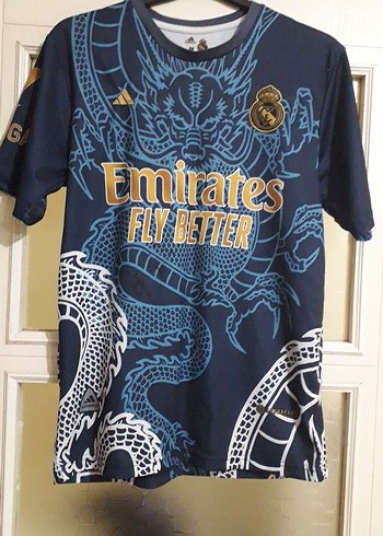 Erkek Mavi Baskılı Spor Tişört - Görsel 2