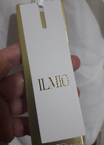 Uzun Kol Drapeli Beyaz V Yaka Abiye - Görsel 4