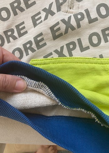 Orijinal panço marka  Baskılı Kapüşonlu Erkek Sweatshirt - Görsel 3