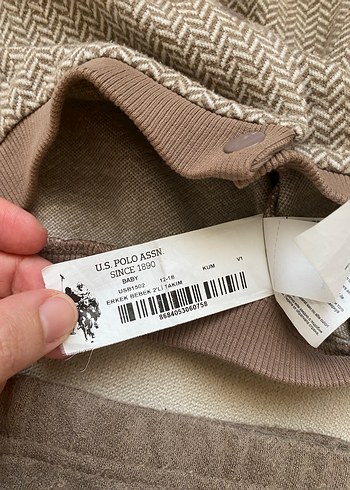 U.S Polo orijinal  Triko Erkek Bebek Takımı - Görsel 4