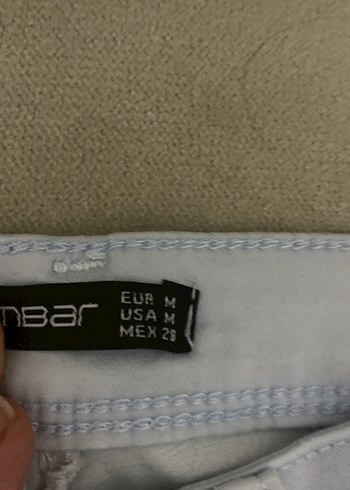 Diğer Buz mavisi Kadın Regular Fit Midi Kot Pantolon