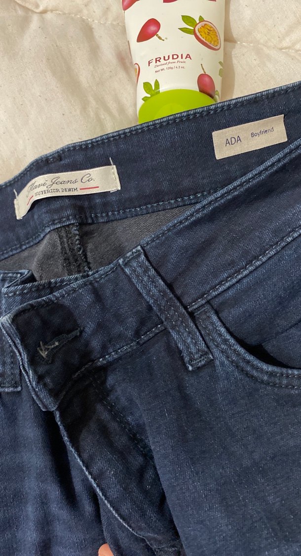 Lacivert Kadın Normal Boy Denim Pantolon - Görsel 2