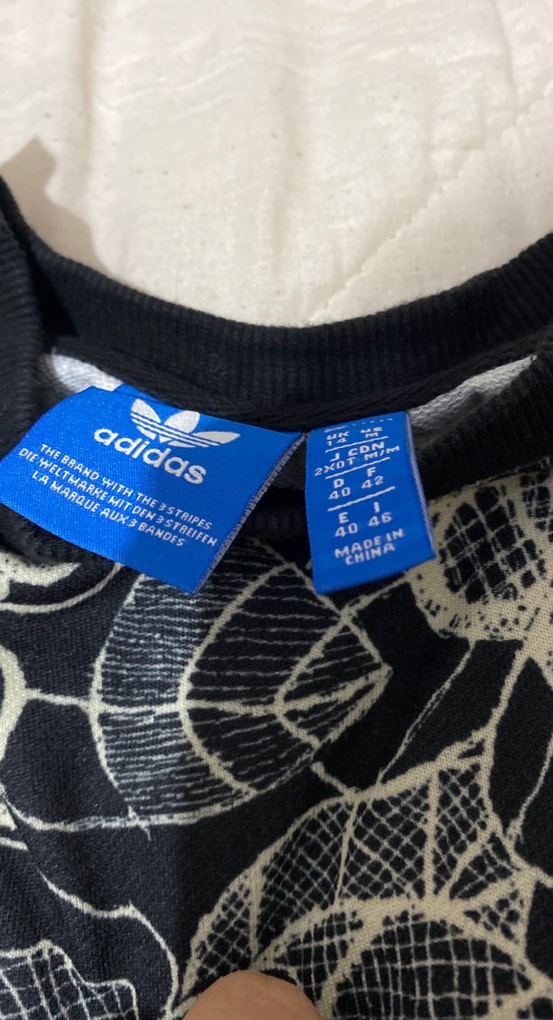 Dantelli Baskılı Siyah Kadın Sweatshirt - Görsel 3