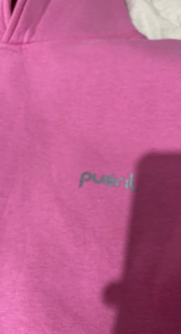 Pembe Kapüşonlu Basic Sweatshirt - Görsel 2