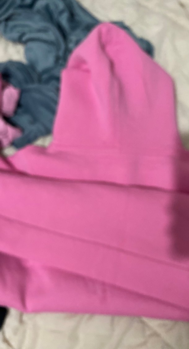 Pembe Kapüşonlu Basic Sweatshirt - Görsel 5