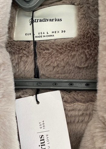 Kürk Detaylı Bej Süet Kadın Ceket - Görsel 2