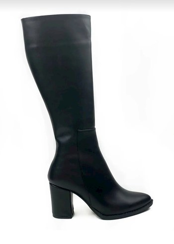 Diğer Siyah Kadın Dizüstü Stiletto Topuklu Bot