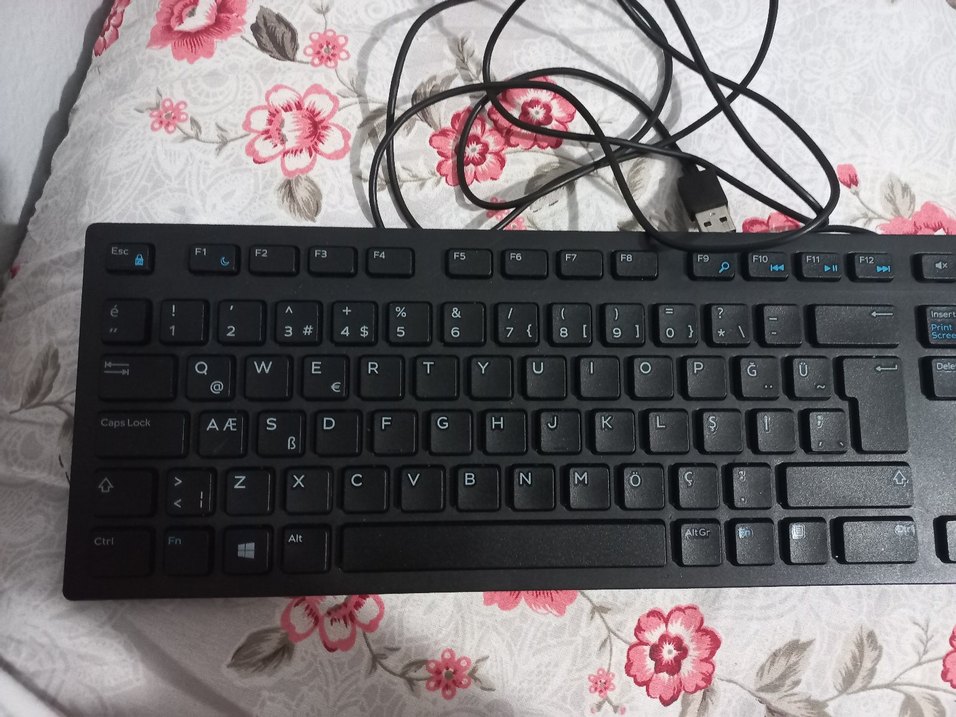 Kablolu Siyah Standart Klavye - Görsel 2