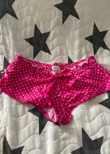 Puantiyeli Pembe Mini Kadın İç Giyim