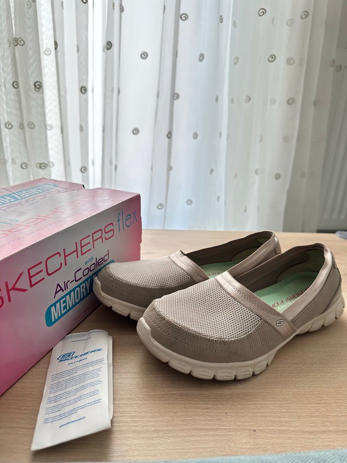 Skechers Bej Babet Günlük Ayakkabı - Görsel 5