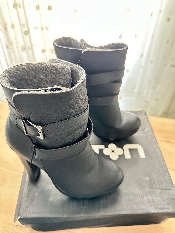 KOTON marka Deri Yüksek Topuklu Bot - Görsel 5