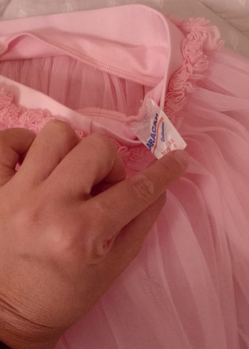 4 Yaş Beden Kız Çocuk Pembe Fırfırlı tütü Etek