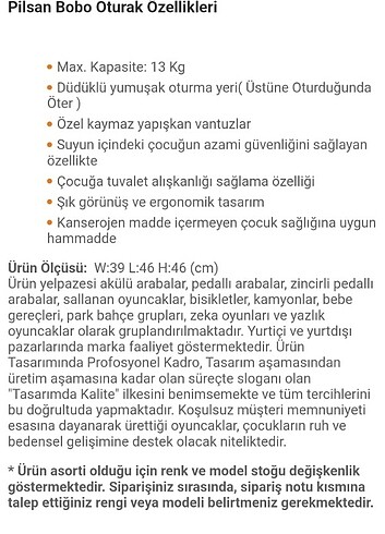 Diğer Çocuk lazimlik