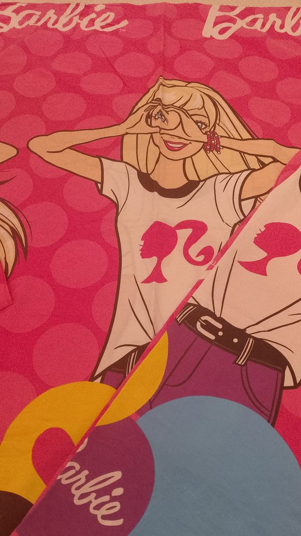 Renkli Baskılı Pembe Bebek nevresim takımı - Görsel 3